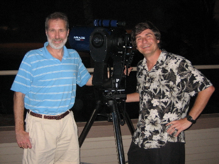 2005 - with Alex in Maui, observing